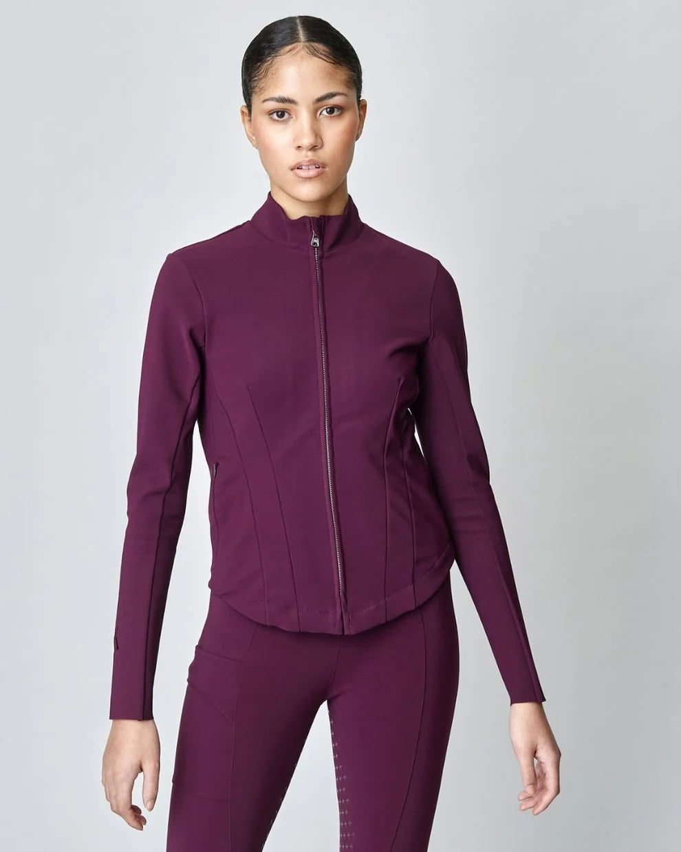 Signature Riding Jacket - Burgundy