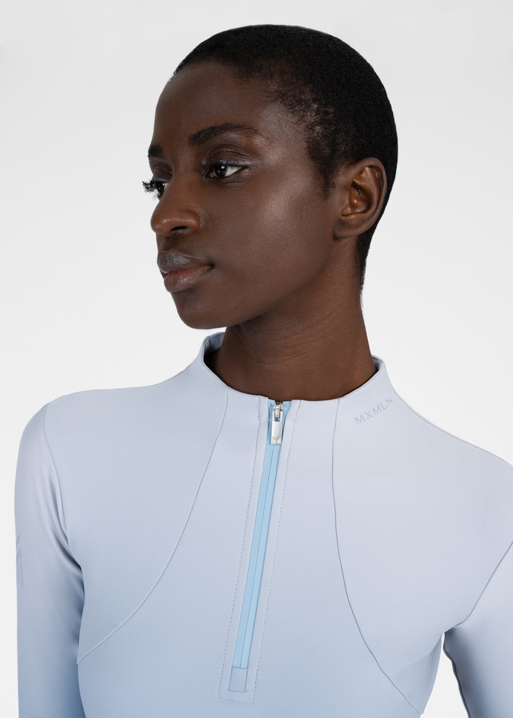 Ombré Long Sleeve Base Layer - Aqua