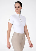 Short Sleeve Base Layer - White/Gold