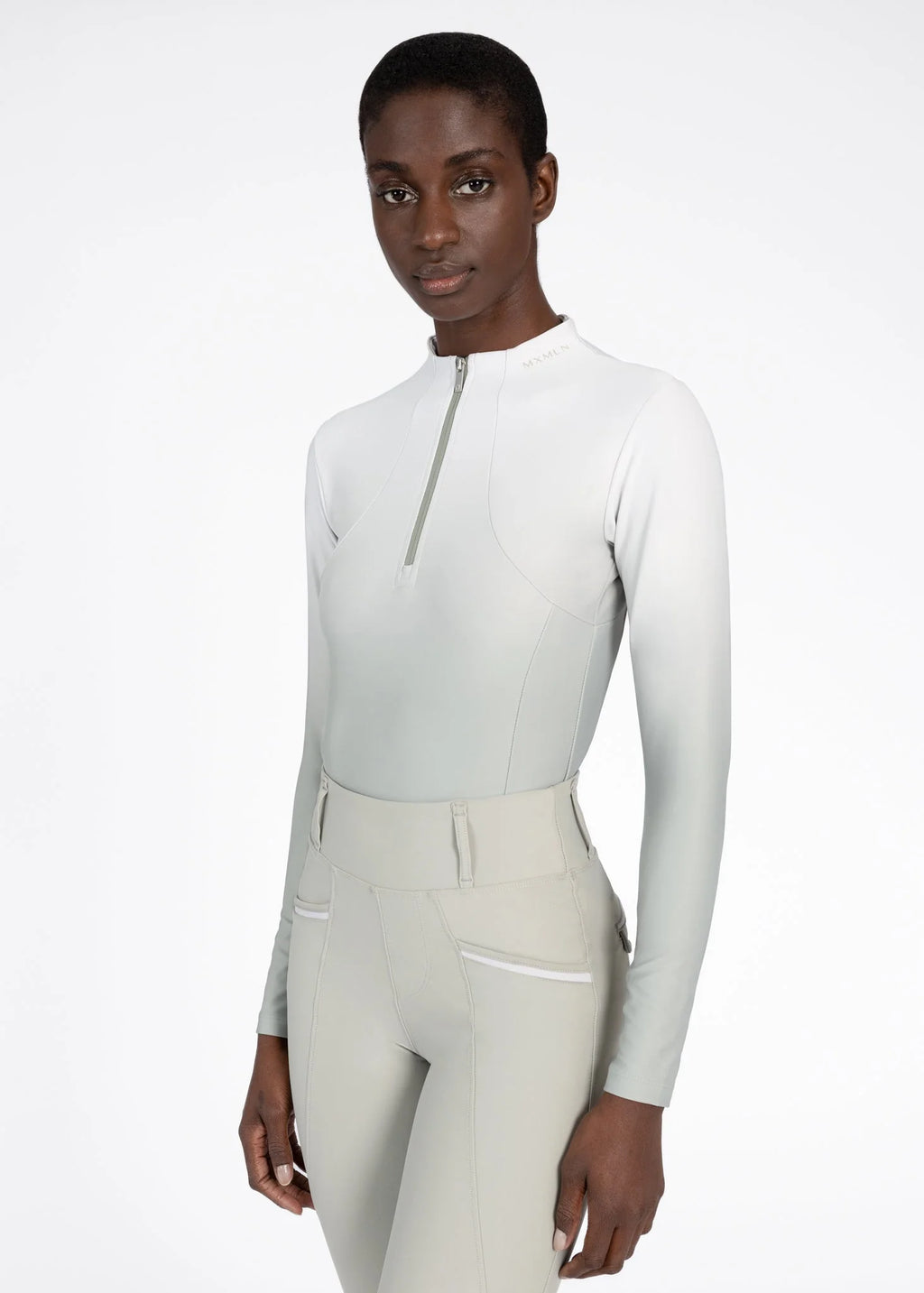 Ombré Long Sleeve Base Layer - Laurel/Glacier