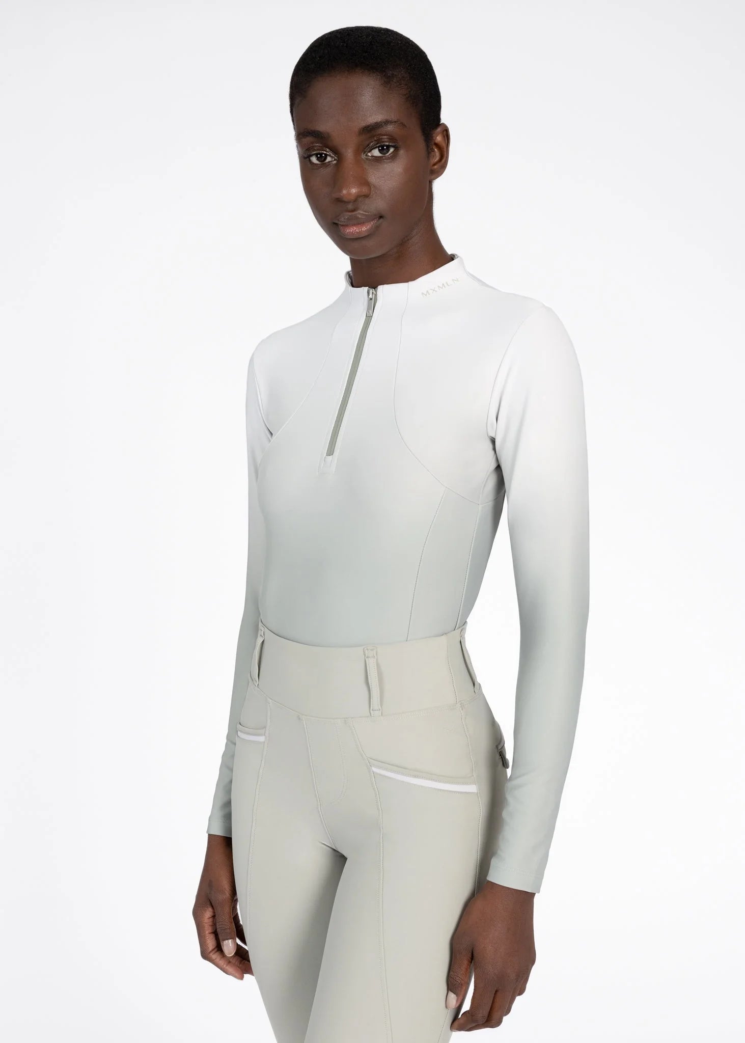 Ombré Long Sleeve Base Layer - Laurel/Glacier