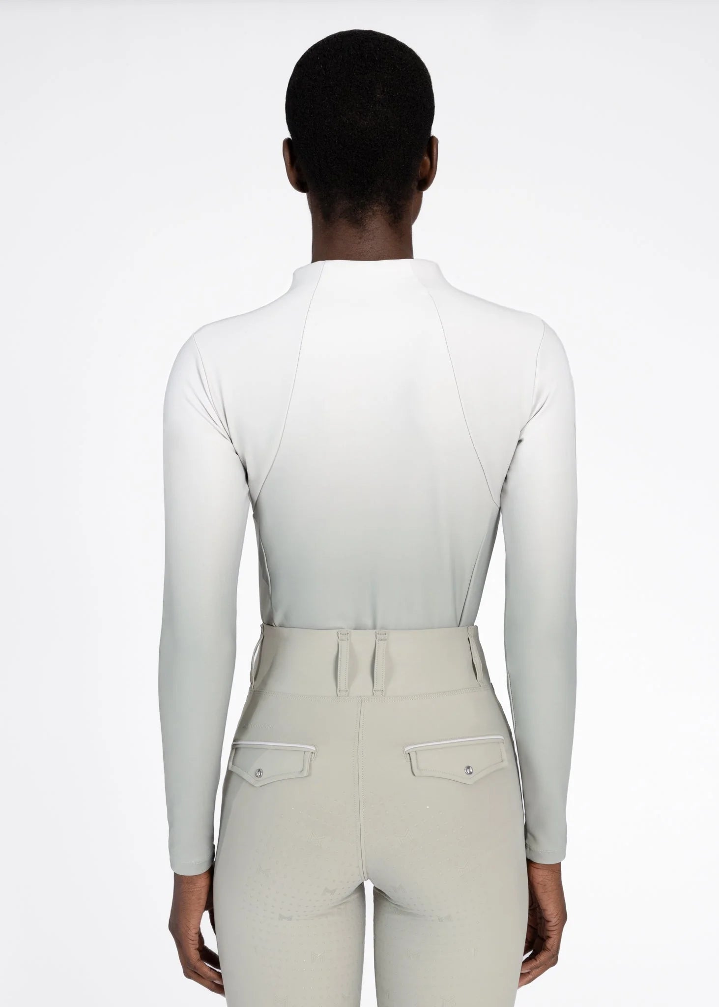 Ombré Long Sleeve Base Layer - Laurel/Glacier