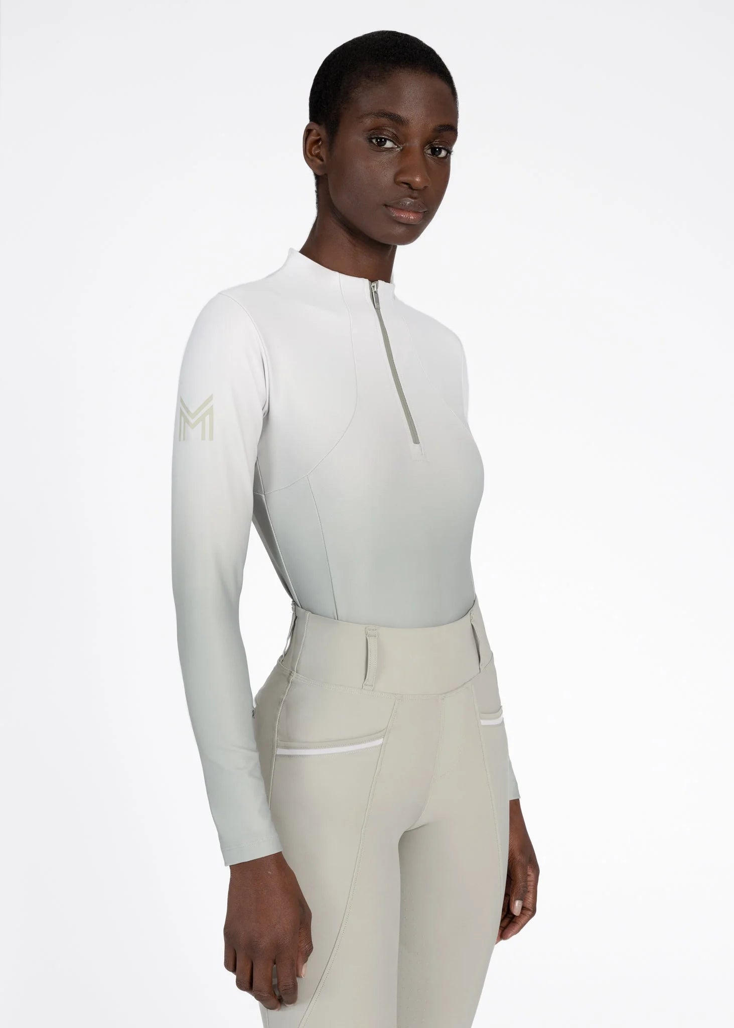 Ombré Long Sleeve Base Layer - Laurel/Glacier