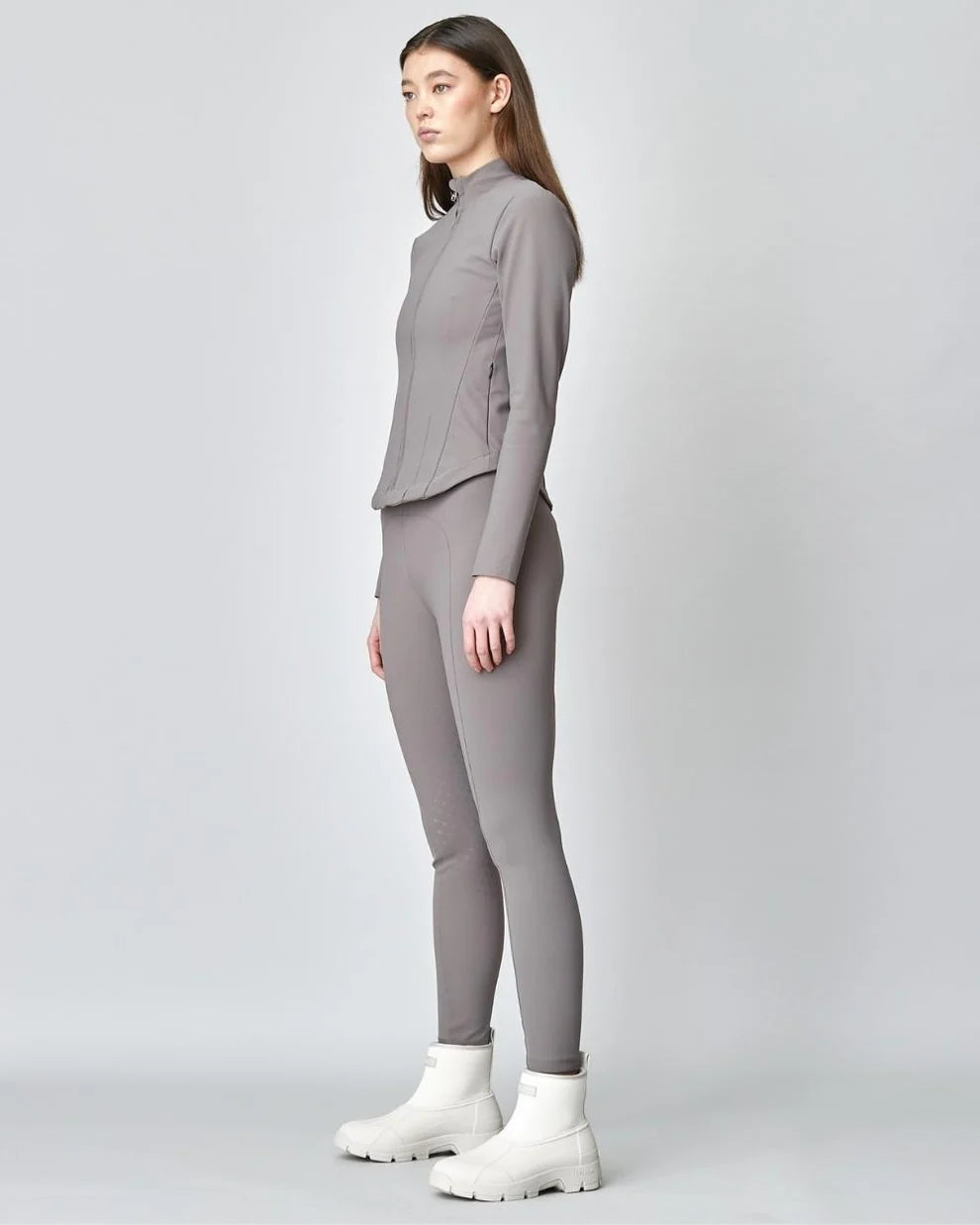 Signature Riding Jacket - Taupe