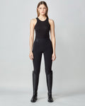Compression Pull-On Riding Breeches - Black
