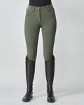 Compression Performance Riding Breeches - Green