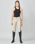 Compression Performance Riding Breeches - Tan