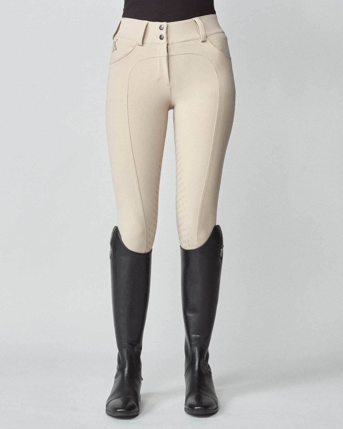 Compression Performance Riding Breeches - Tan
