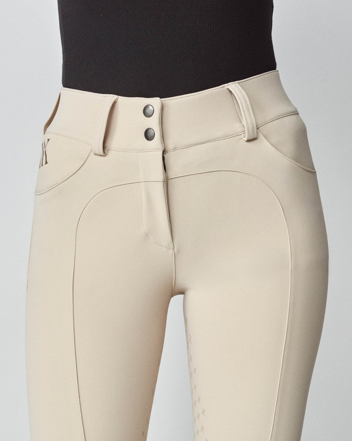 Compression Performance Riding Breeches - Tan