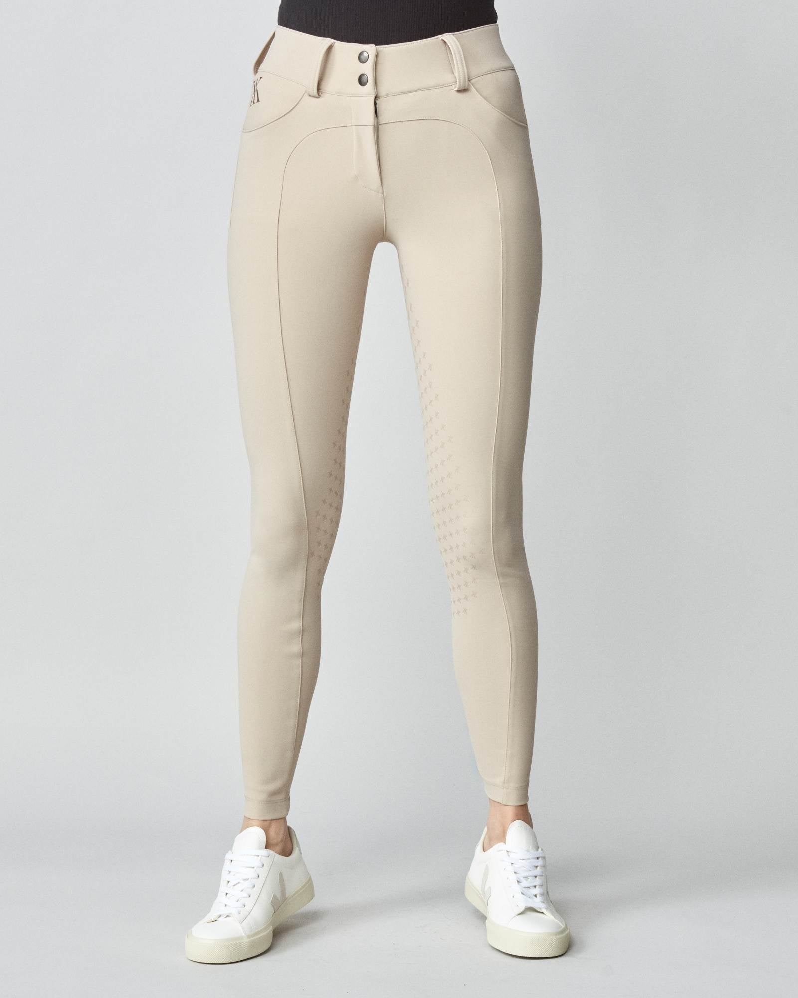 Compression Performance Riding Breeches - Tan