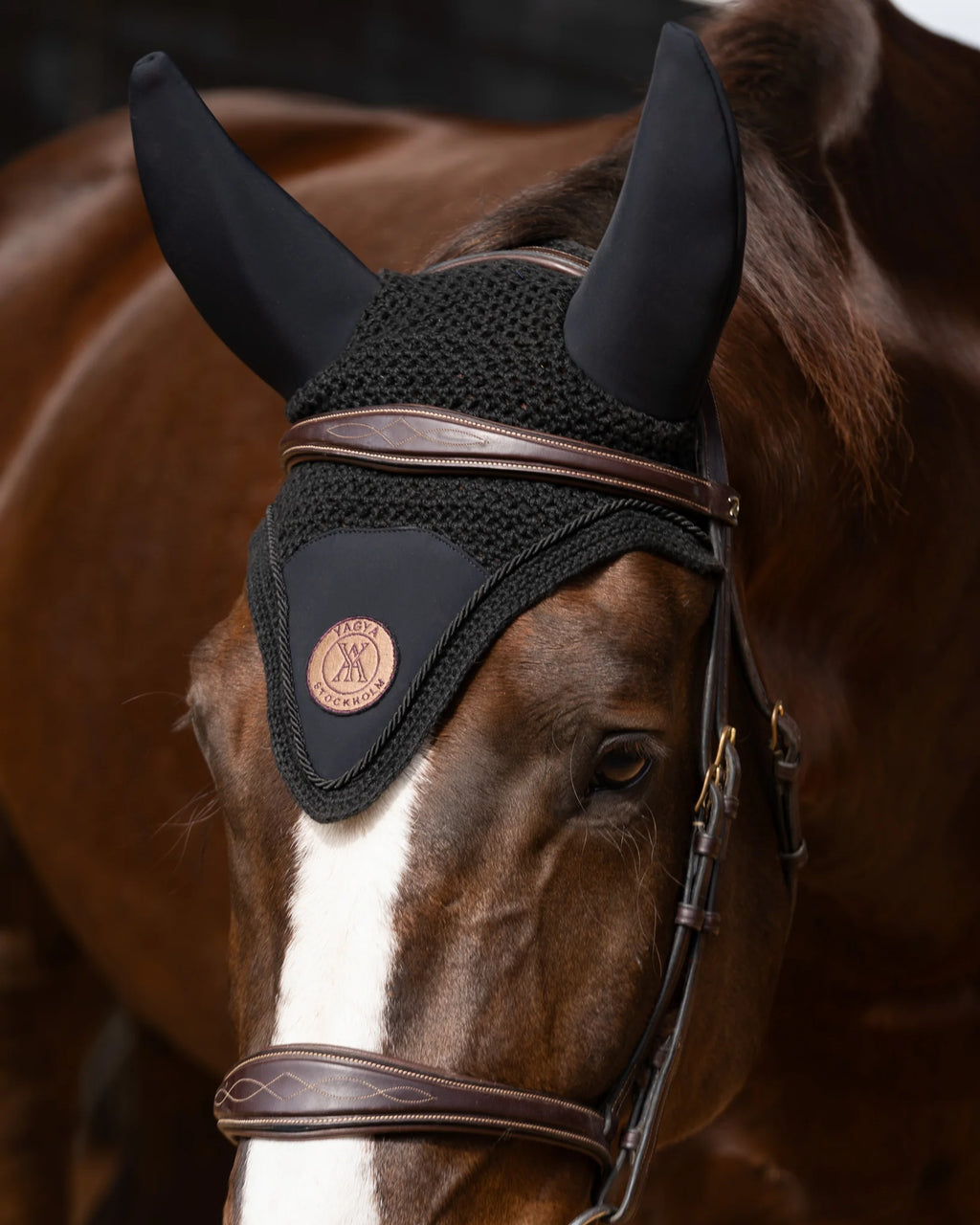 Performance Horse Bonnet - Black