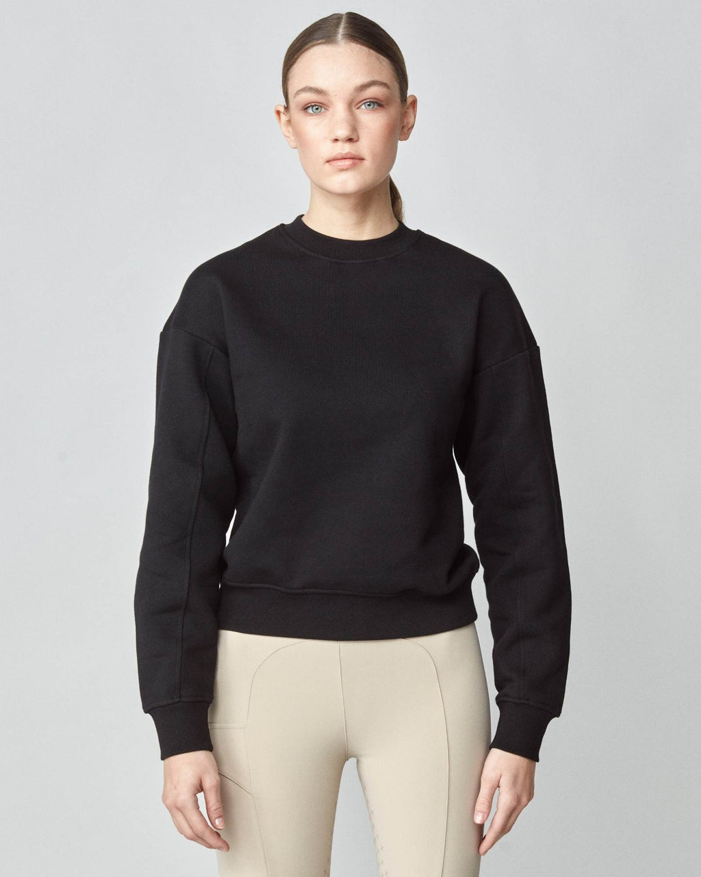 Embroidered Sweatshirt - Black