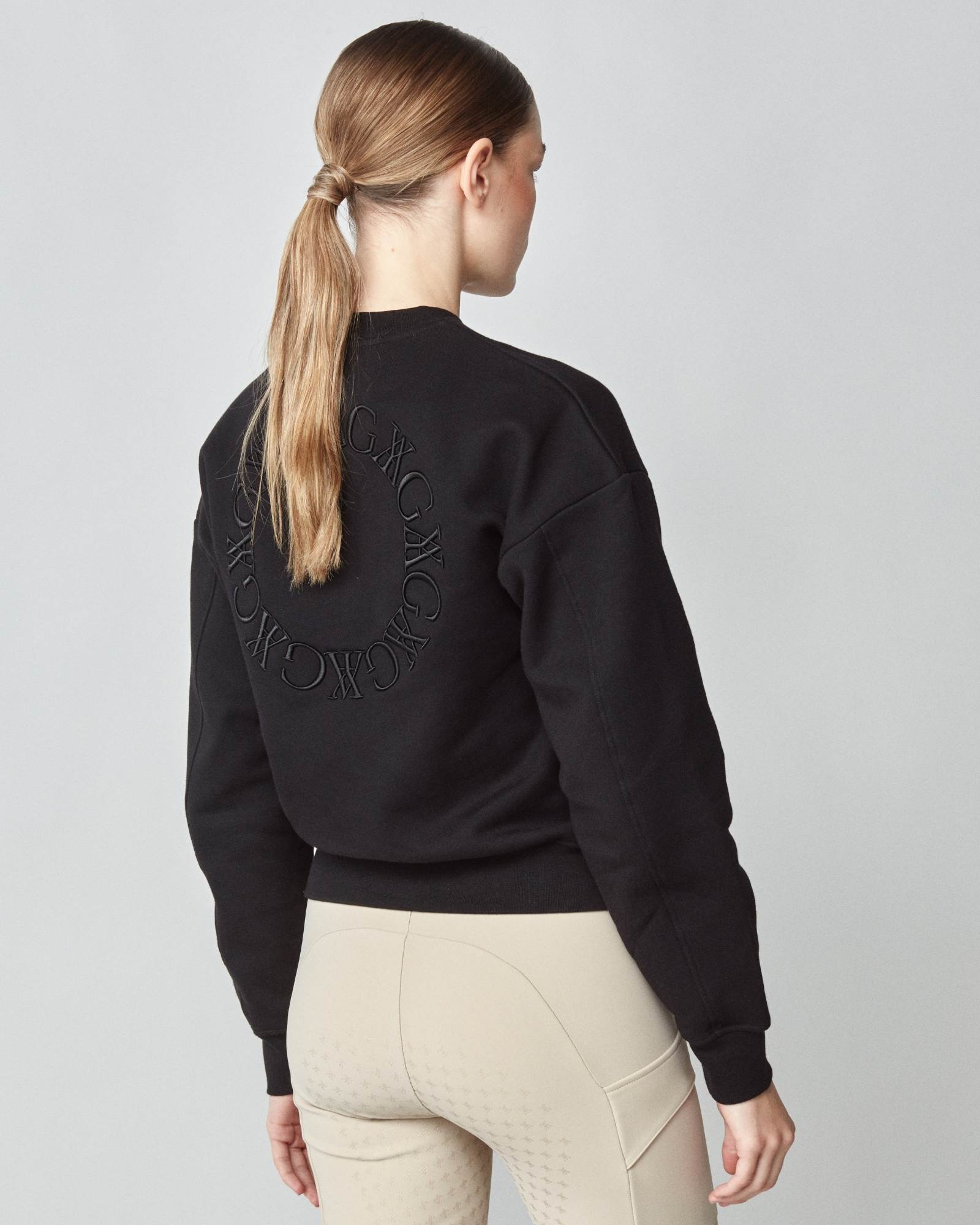 Embroidered Sweatshirt - Black