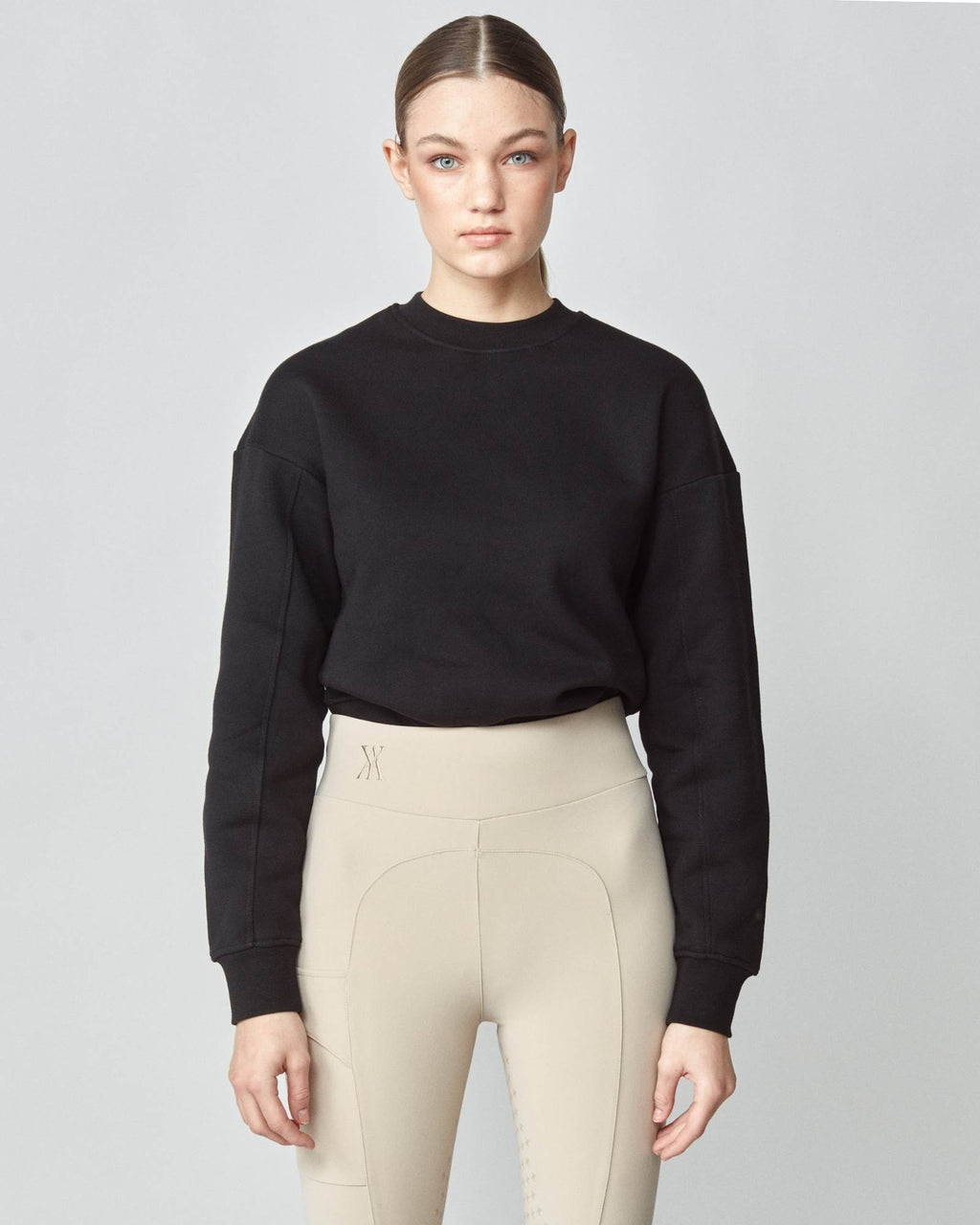 Embroidered Sweatshirt - Black