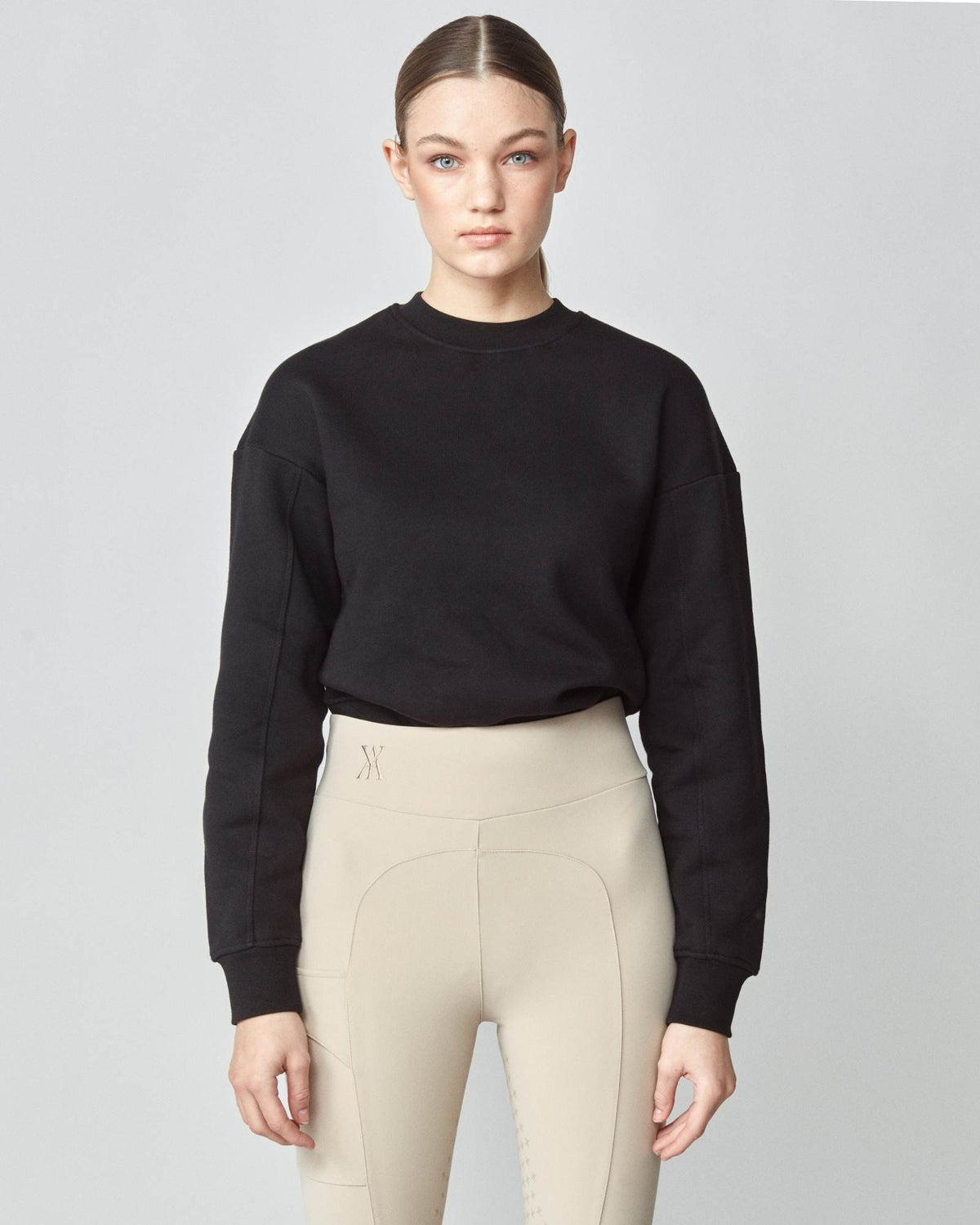 Embroidered Sweatshirt - Black