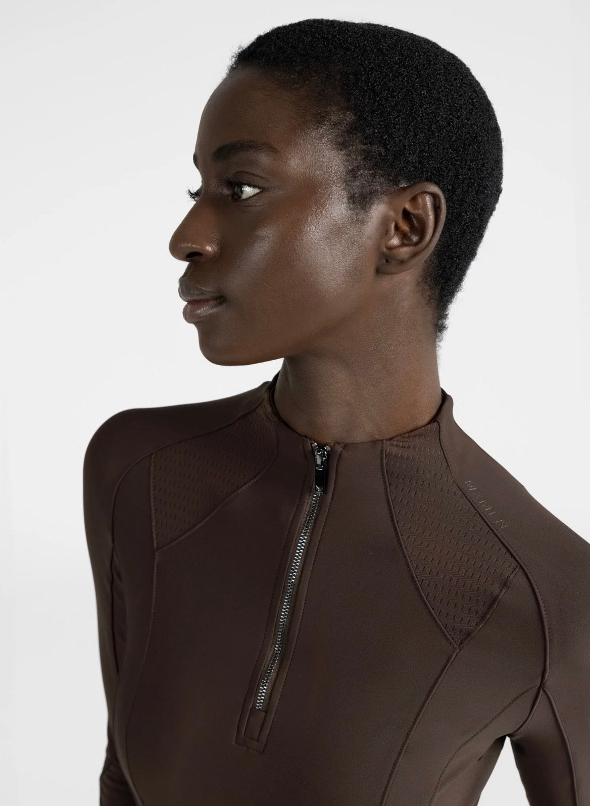 Frame Long Sleeve Base Layer - Chocolate