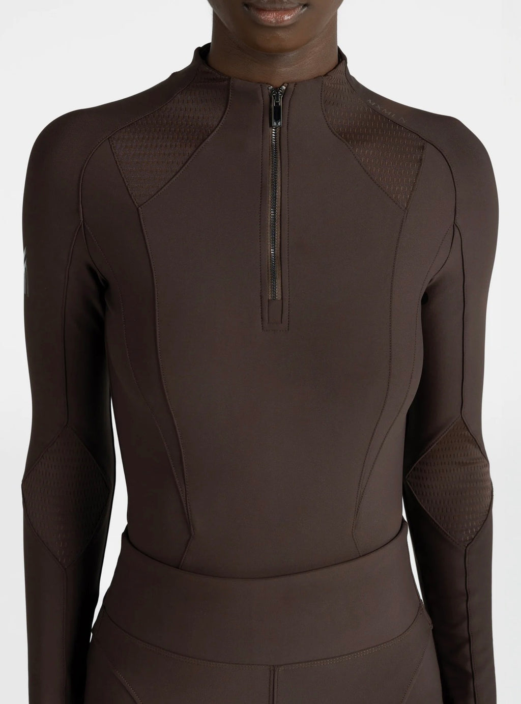 Frame Long Sleeve Base Layer - Chocolate