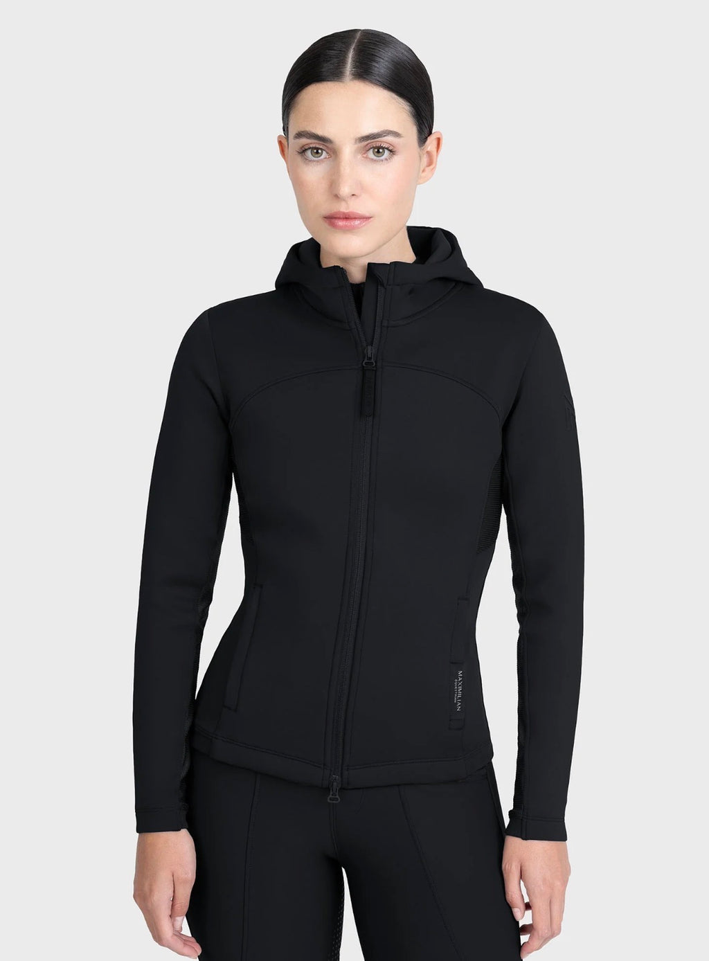 Wolt Zip Hoodie - Black
