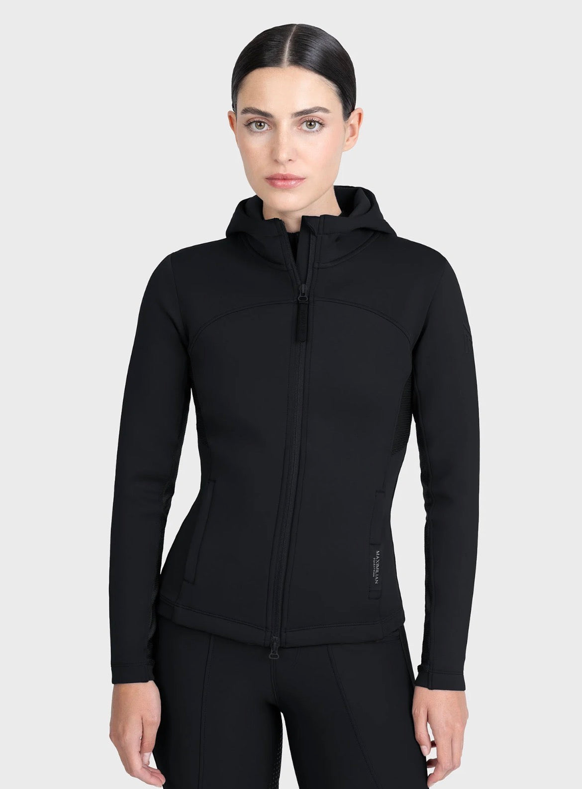 Wolt Zip Hoodie - Black