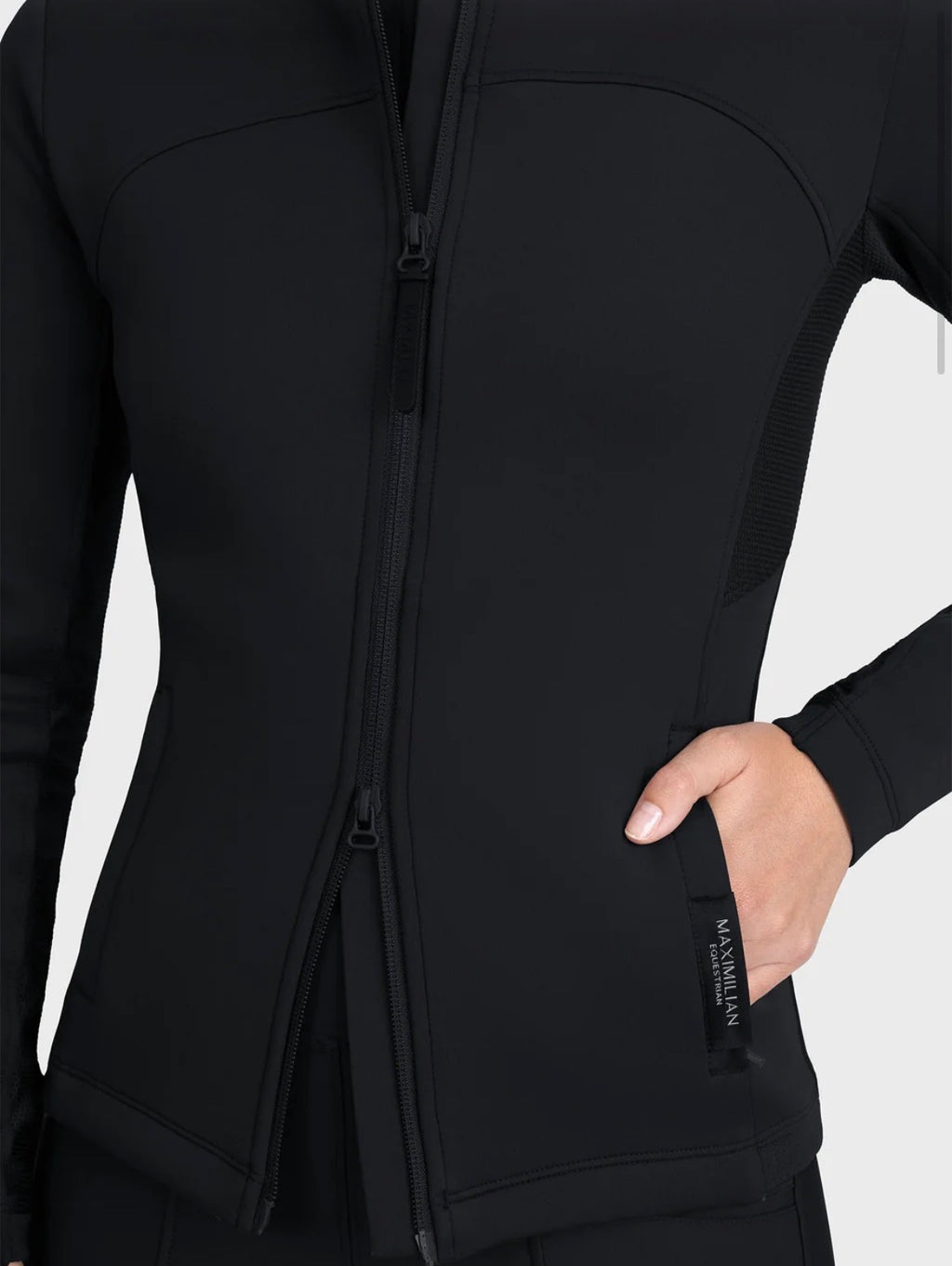 Wolt Zip Hoodie - Black