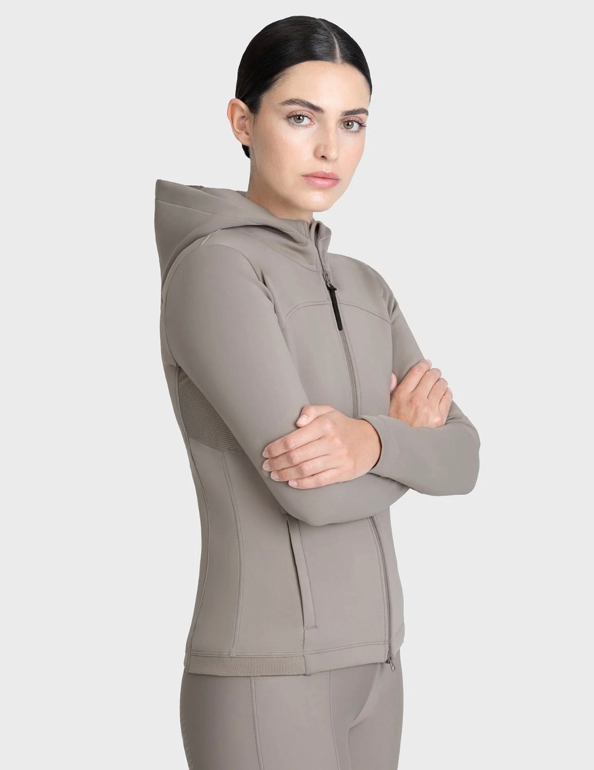 Wolt Zip Hoodie - Taupe