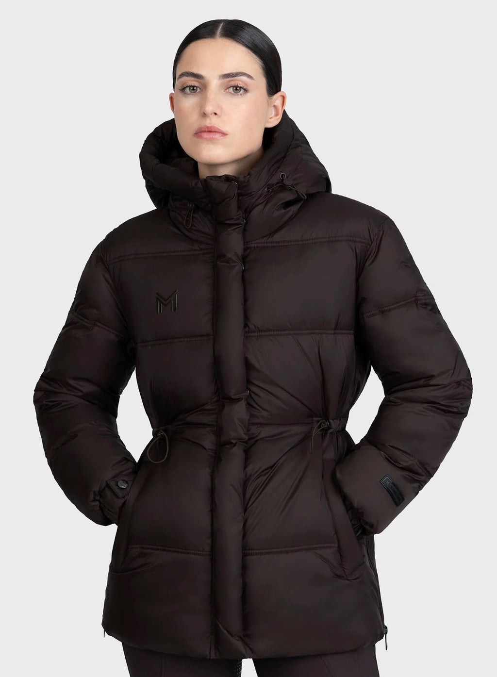 Aspen Puffer Jacket - Espresso