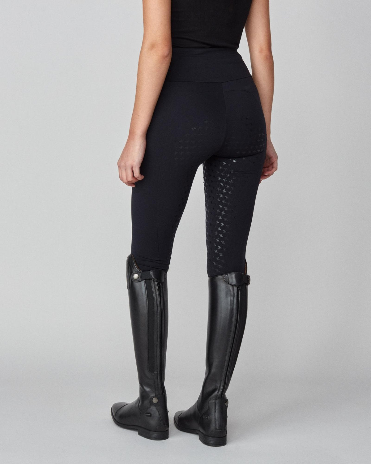 Lightweight Pull On Riding Breeches - Black